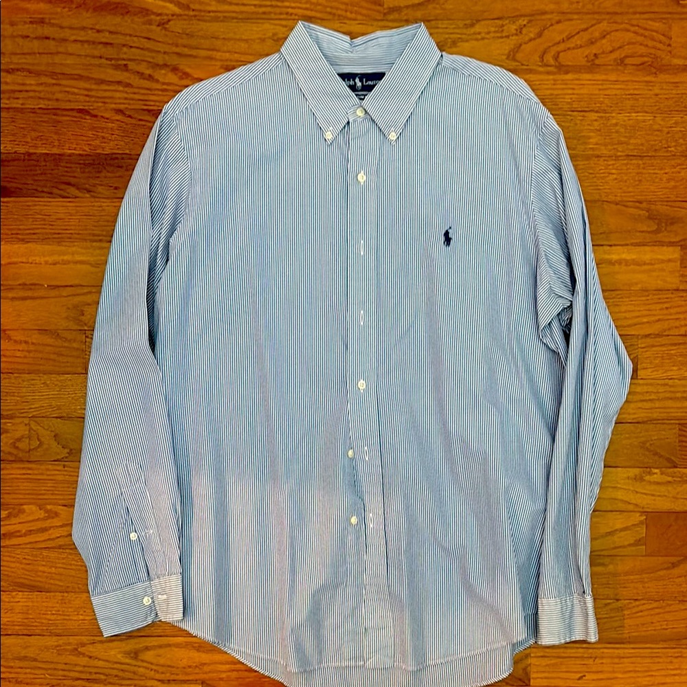 Ralph Lauren Custom Fit LS Button Up XL